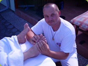 Reflexná masáž - Masáže doma